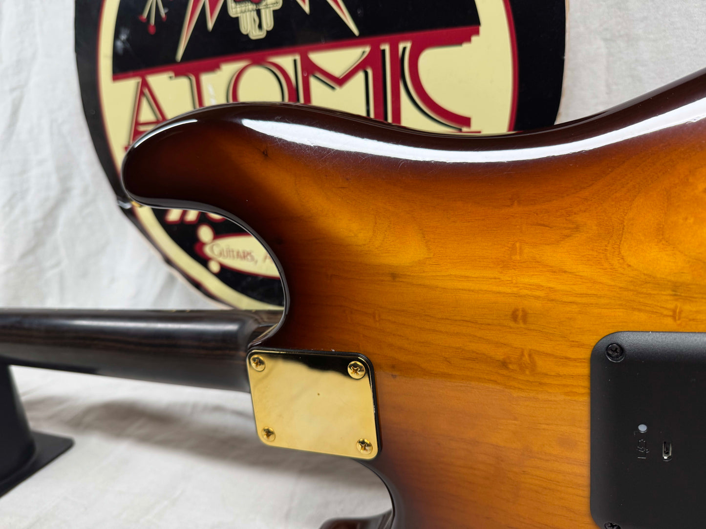 Warmoth S-style HSS Guitar with Lace Sensor Hot Gold Pickups by Houston Electric Guitar Jerry DeLue
