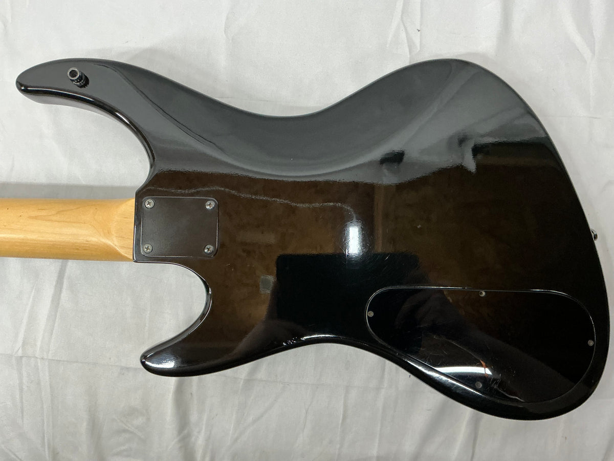 Guild Pilot Bass Guitar - Black - Pickups Replaced and Drop Tuner Added
