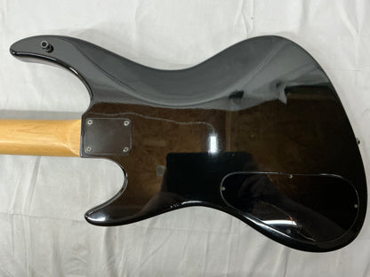 Guild Pilot Bass Guitar - Black - Pickups Replaced and Drop Tuner Added