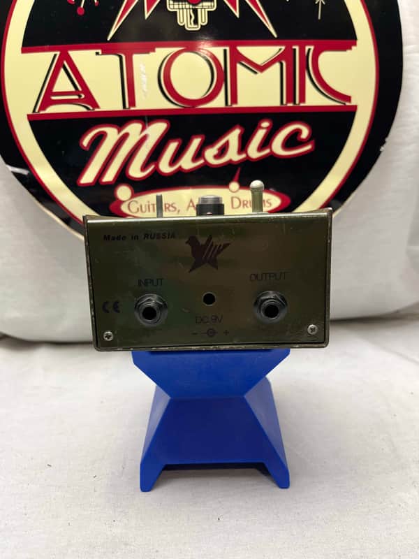 Electro-Harmonix Sovtek Green Russian Small Stone Phaser Phase Shifter phasor Pedal - large chassis - missing battery cover - Image 5