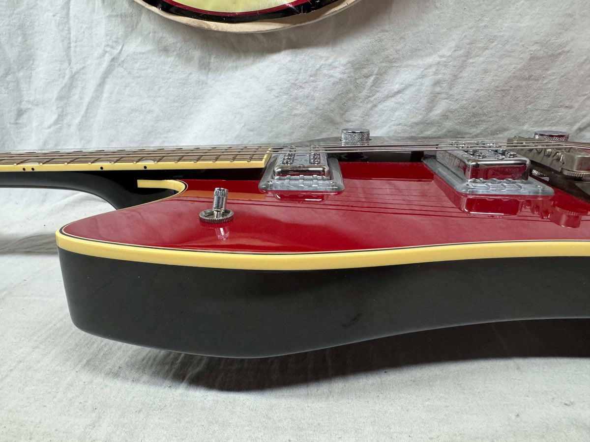 Gretsch G6199 Billy-Bo Jupiter Thunderbird Guitar with COA + Case - MIJ Made In Japan - Red