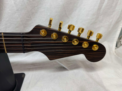 Warmoth S-style HSS Guitar with EMG Pickups by Houston Electric Guitar Jerry DeLue