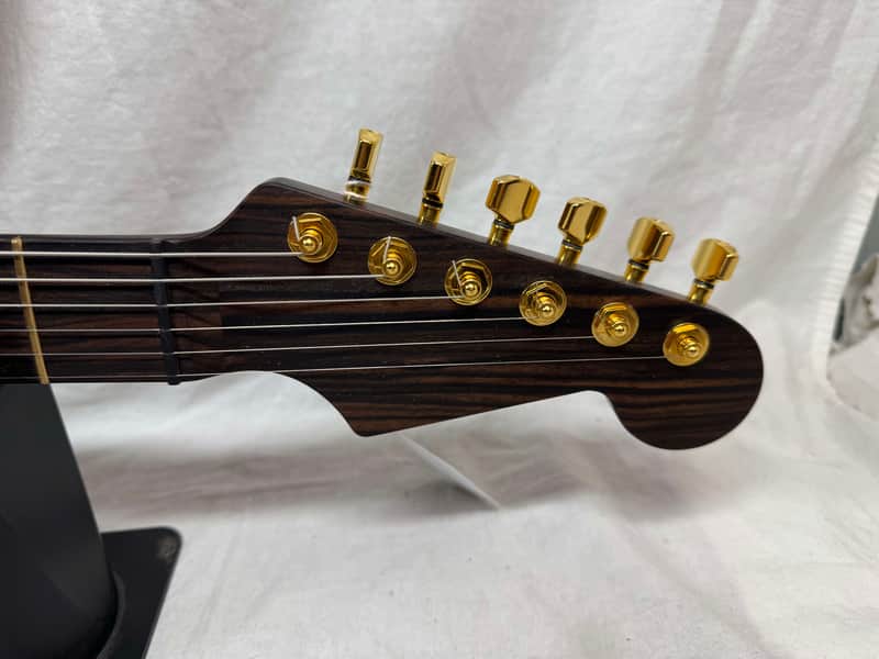 Warmoth S-style HSS Guitar with EMG Pickups by Houston Electric Guitar Jerry DeLue - Image 7