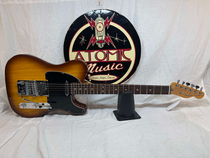 Fender 2016 Limited Edition American Standard Telecaster Figured Neck Guitar with Case 2015 - Cognac Burst / Rosewood fingerboard