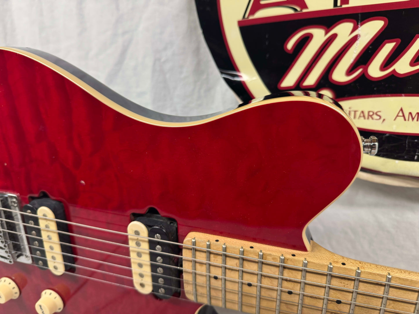 Ernie Ball Music Man Axis Super Sport HH Hardtail Guitar with Case 1999