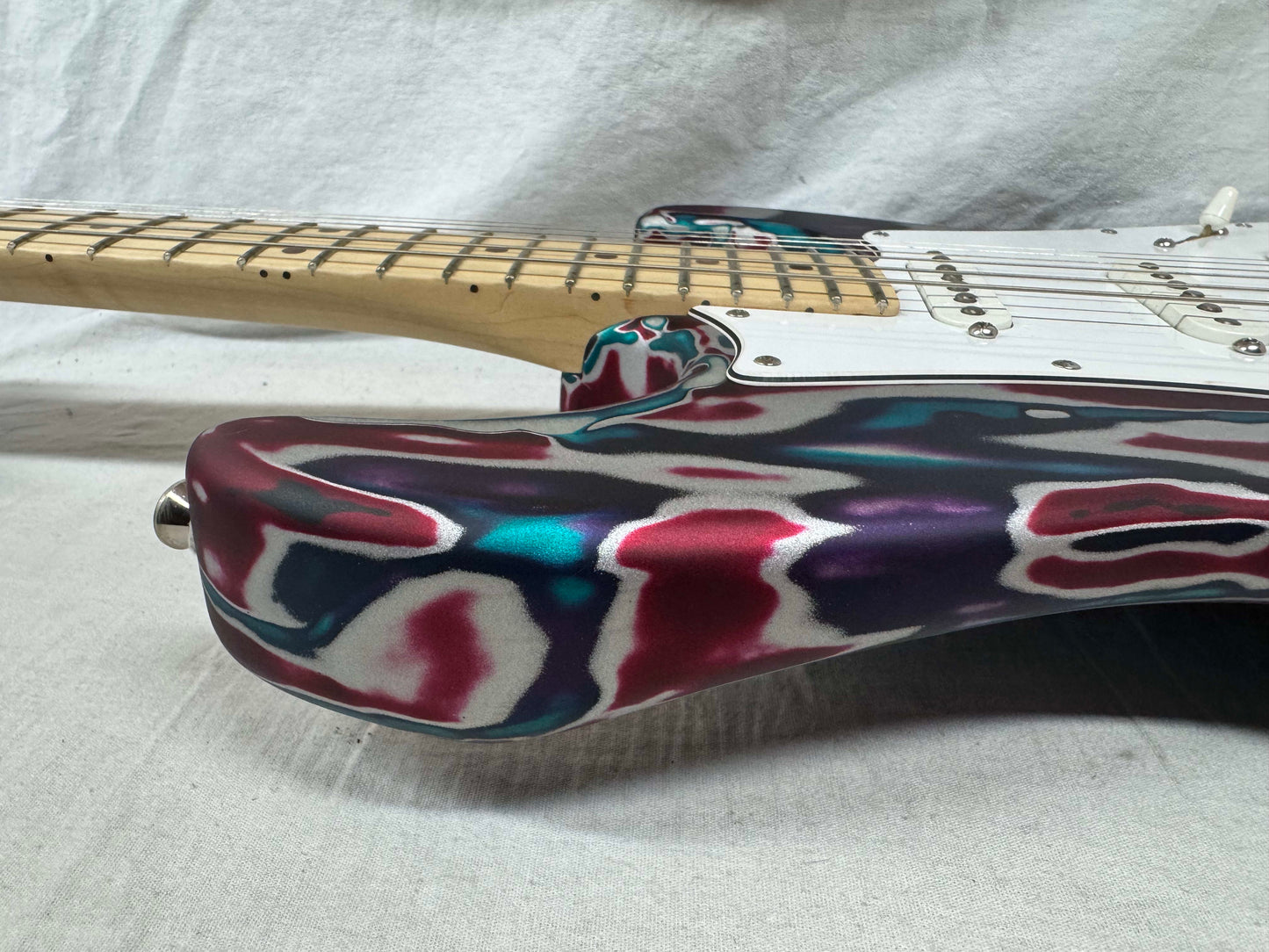 James Tyler Los Angeles Custom Shop Classic HSS S-style Guitar with Case - Psychedelic Vomit - s/n: 2158