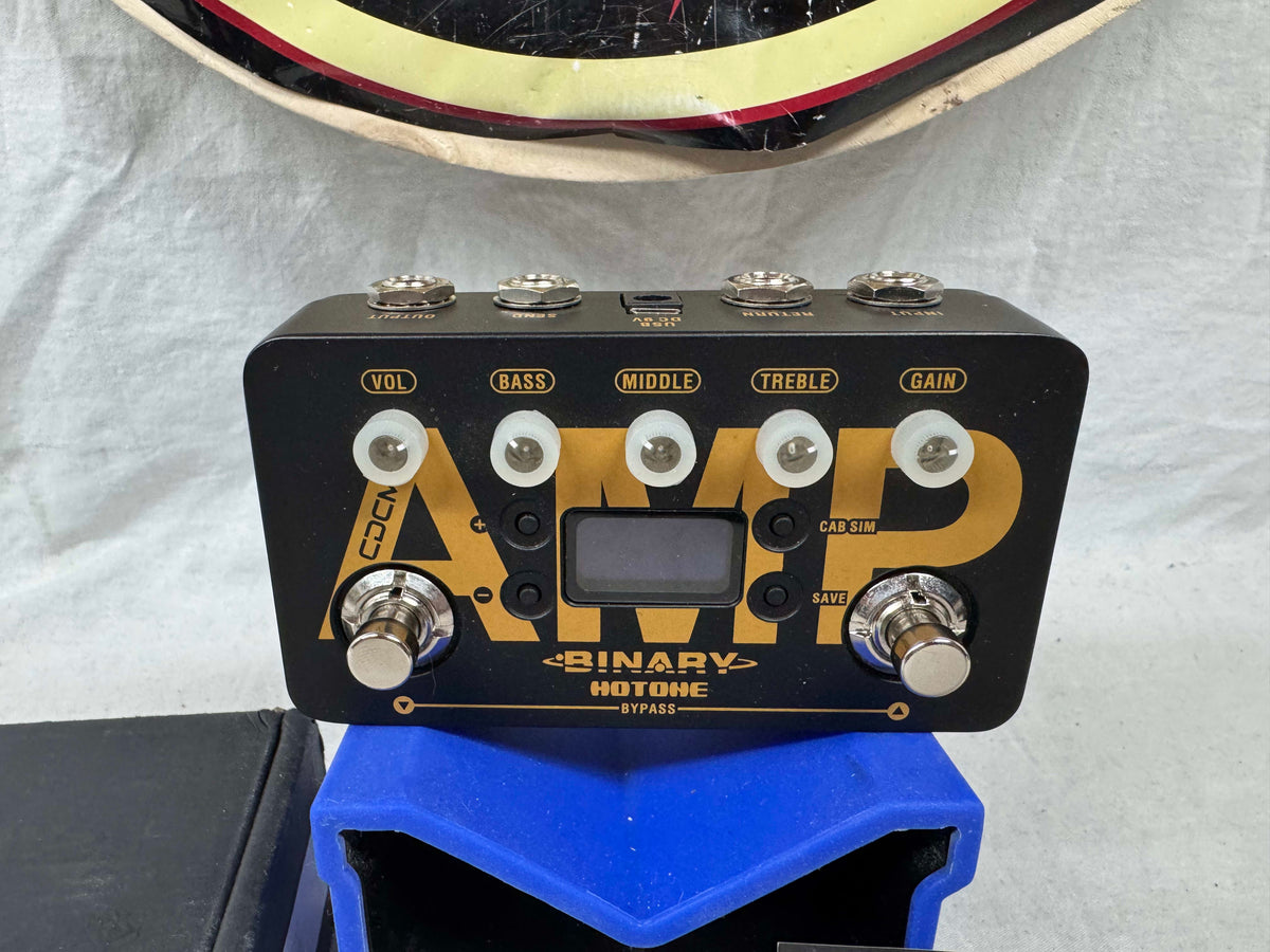 Hotone Binary Amp CDCM Amplifier Simulator Effects Pedal with Box