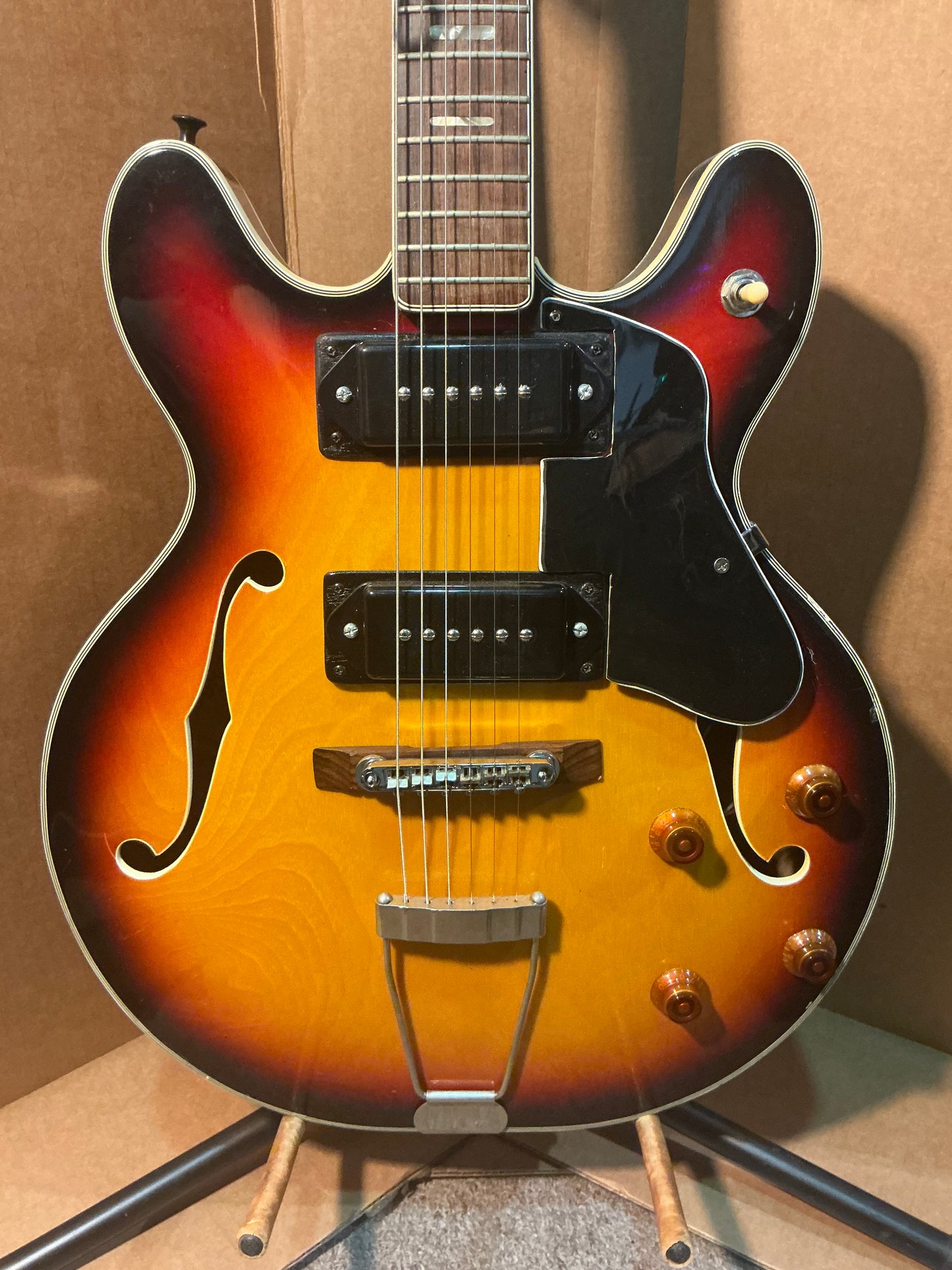 Aria 5102T Semi-Hollow Electric Guitar
