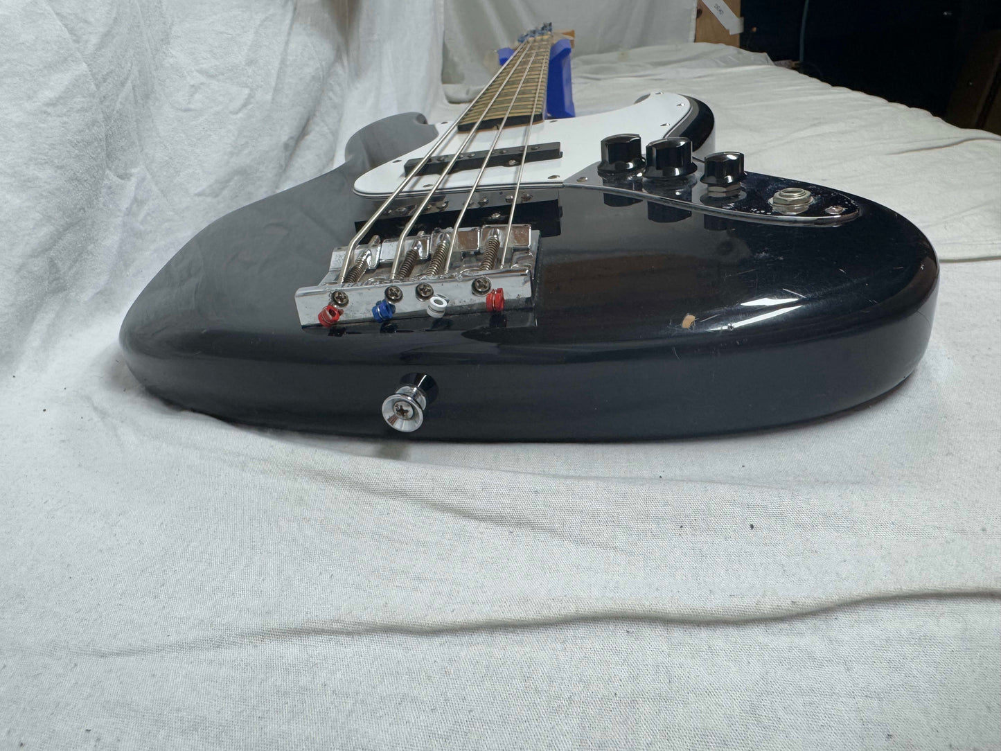 Fender Geddy Lee Signature Jazz Bass 4-string J-Bass - CIJ Crafted In Japan 2002 - 2004 - Black / Maple neck