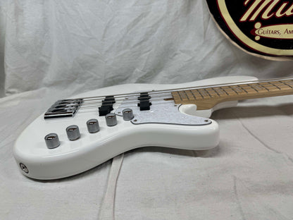 Cort Elrick NJS 4 njs4 4-string Bass with Gig Bag 2022 - White