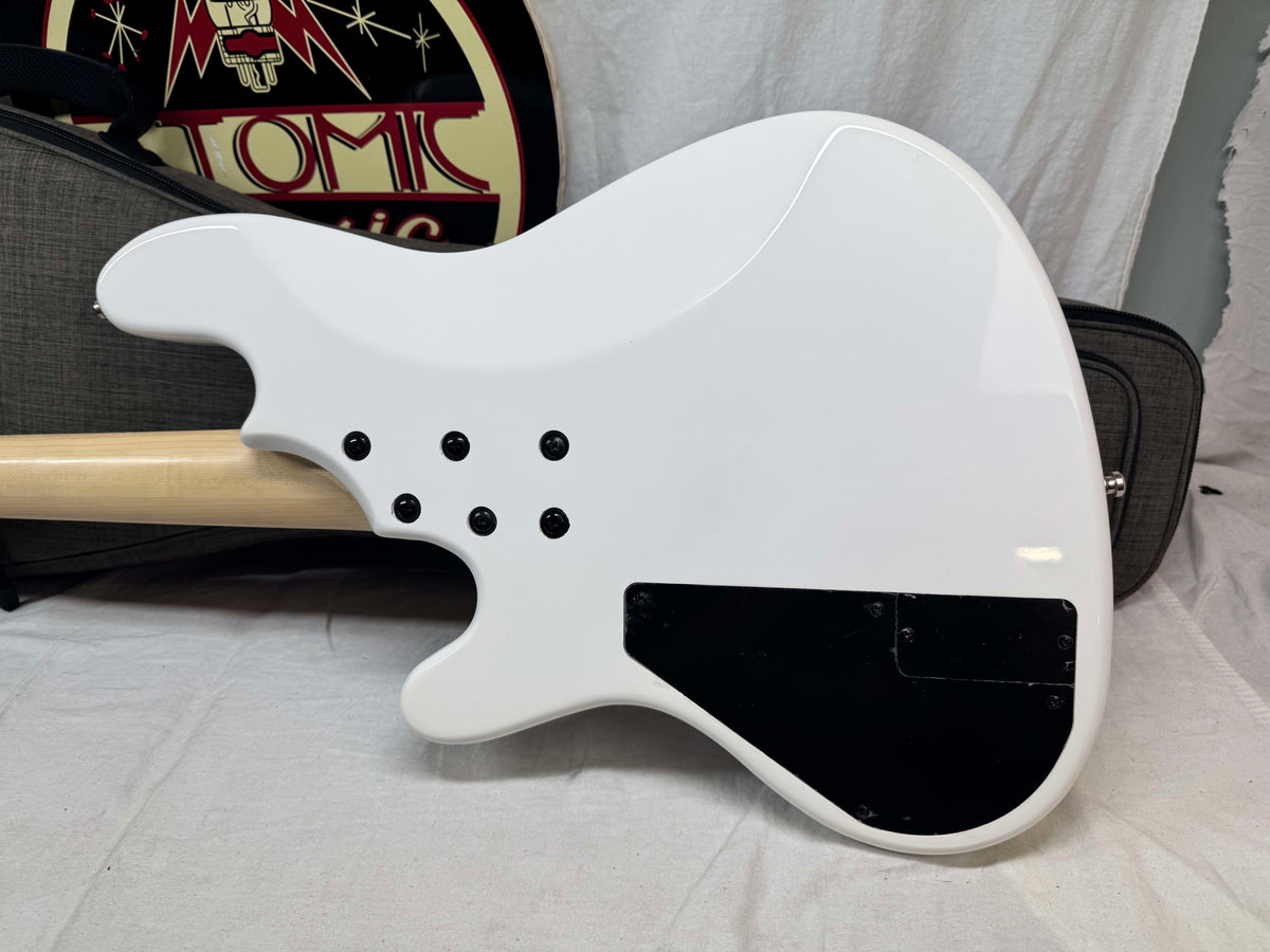 Cort Elrick NJS 4 njs4 4-string Bass with Gig Bag 2022 - White
