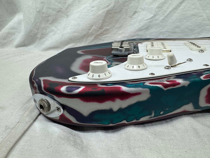 James Tyler Los Angeles Custom Shop Classic HSS S-style Guitar with Case - Psychedelic Vomit - s/n: 2158