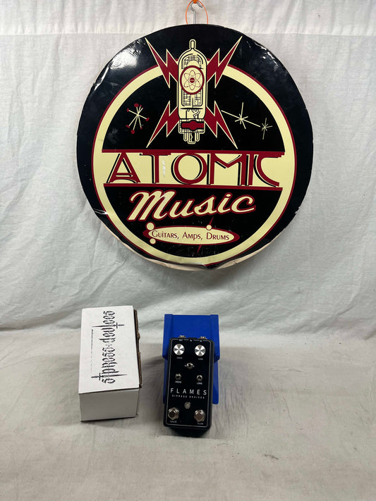 Sipress Devices Flames v1 Dual Germanium / Silicone Boost Overdrive Pedal with Box