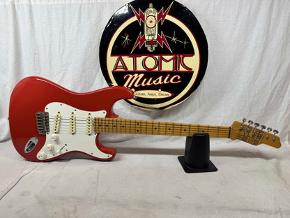 James Tyler Los Angeles SSS S-style Guitar with Case - Fiesta Red - s/n: 931
