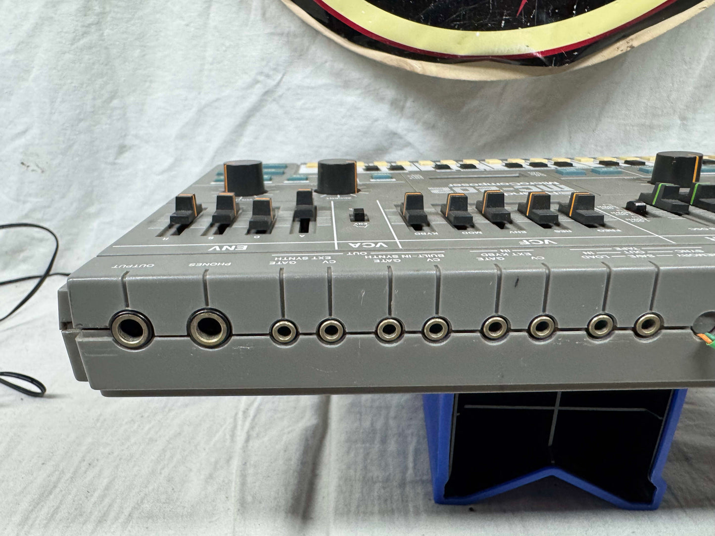 Roland MC-202 mc202 MicroComposer micro composer Monophonic Analog Synthesizer / Sequencer Module with Filter CV mod + power supply mod - with Boss Power Supply 1983