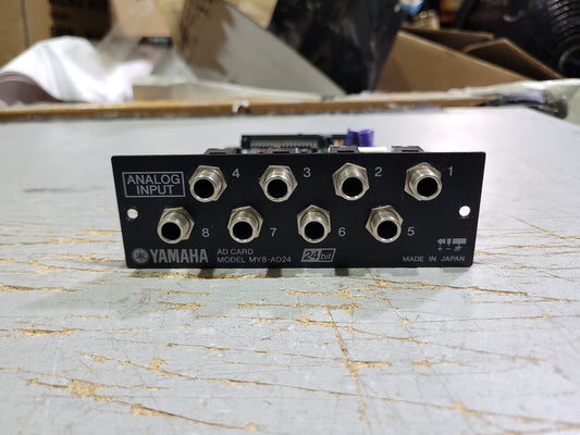Yamaha MY8AD24 8-channel Analog Input Card