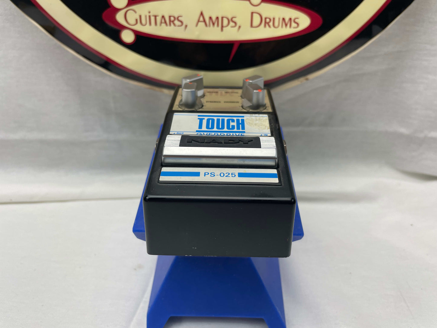 Nady PS-025 Touch Overdrive Pedal - missing battery cover - MIJ Made In Japan