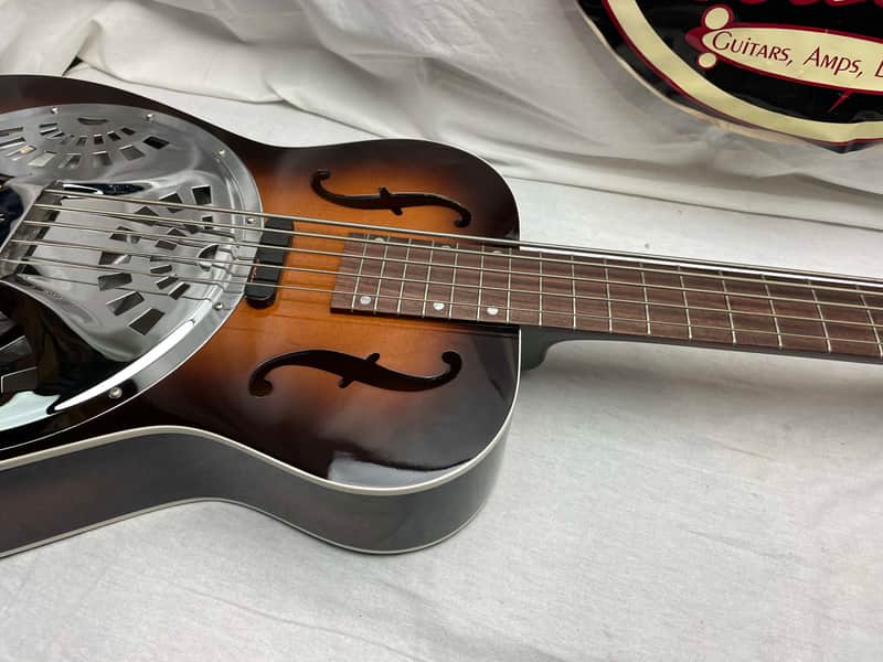 Dobro Resonator 5-string Bass with Case - Image 5