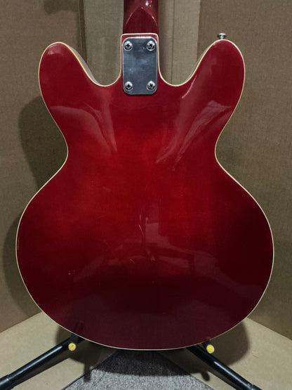 Kent 335 Style Semi-Hollow Electric Guitar