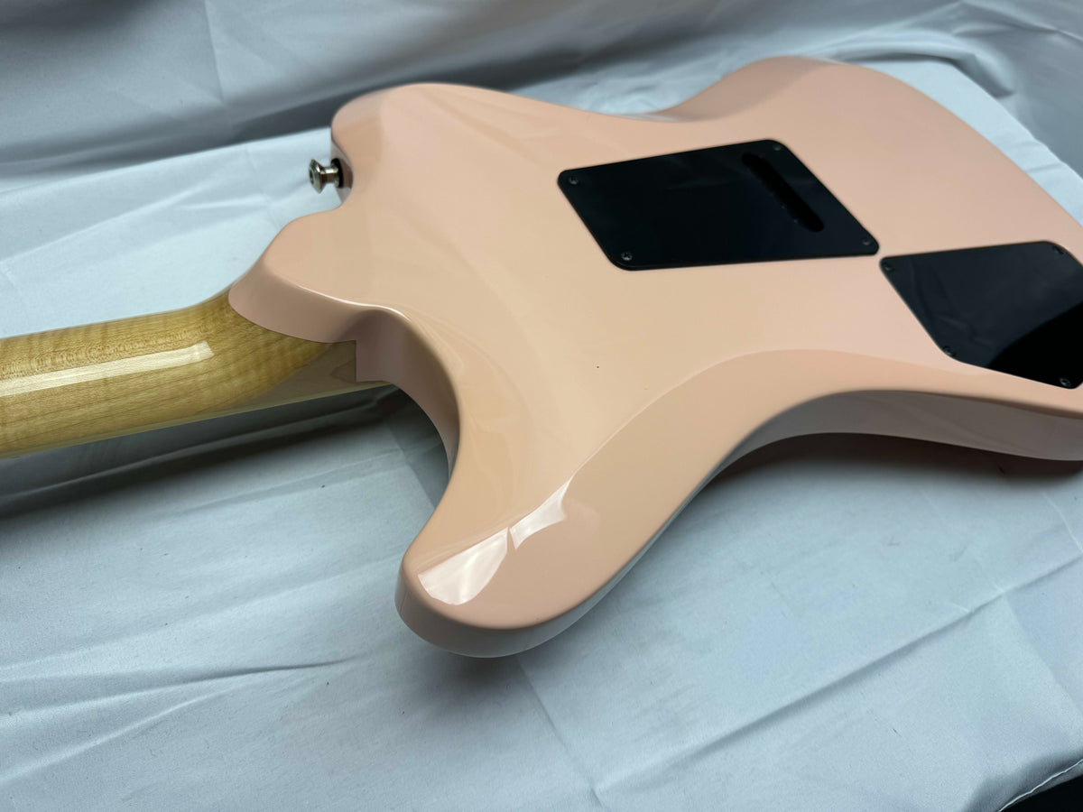 Knaggs Tuckahoe Trembuck #70 Guitar with Case 2023 - Shell Pink / Mahogany body / Maple neck / Nickel hw / Gloss finish