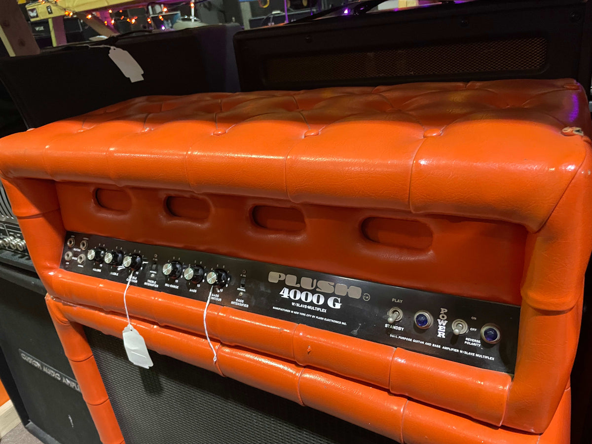 Plush Electronics 4000 G Tube Guitar Amplifier with two 4x12 Speaker Cabinets - Full Stack! Vintage - Local Pickup Only