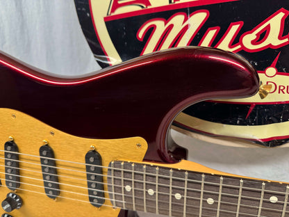 Fender Chuck Levin's Washington Music Center 60th Anniversary American Stratocaster Guitar 2018 -- 1 of 30!! - Bordeaux Metallic