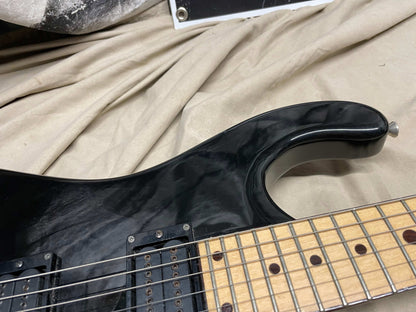 Guitarification Doublecut Electric Guitar - Black / Maple