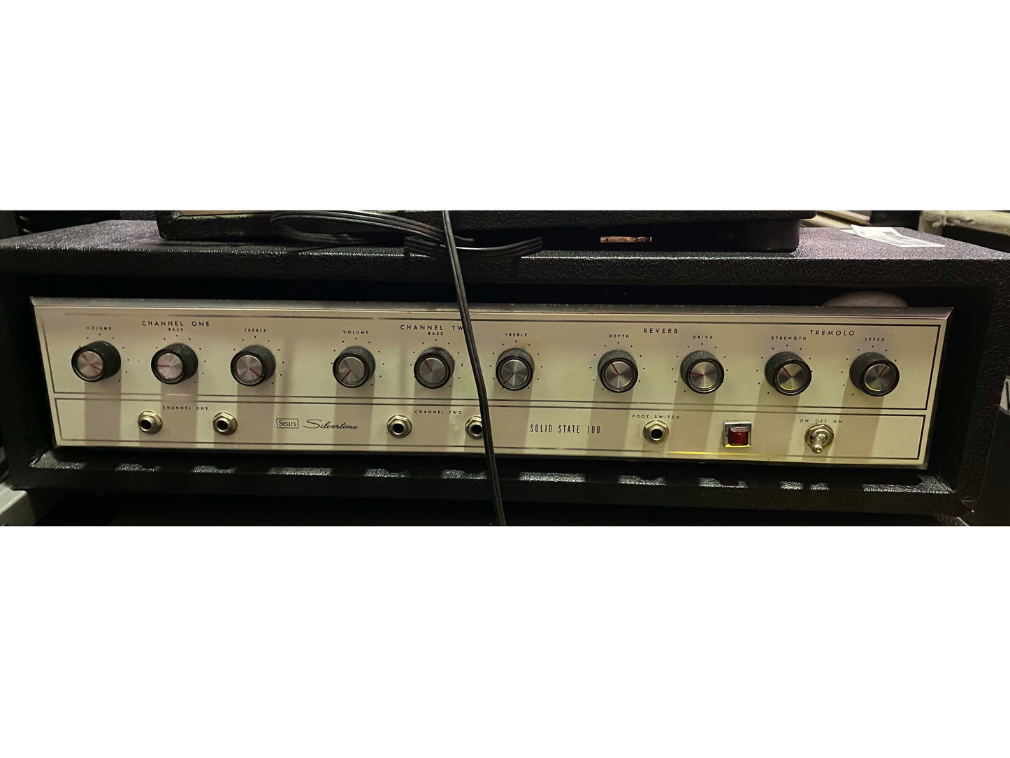 Sears Silvertone Model 1464 Solid State 100 Amplifier Head - Local Pickup Only