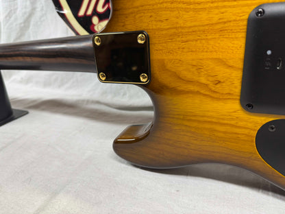 Warmoth S-style HSS Guitar with EMG Pickups by Houston Electric Guitar Jerry DeLue
