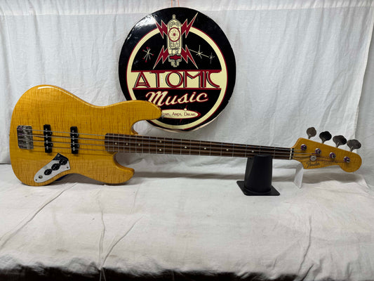 Fender Jazz Bass 4-string J-Bass - photo - Foto Flame - MIJ Made In Japan 1994 - 1995