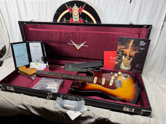Fender USA Custom Shop Empire '67 1967 Reissue Stratocaster NOS Guitar with COA + Case 2023 - 3-Color Sunburst / Rosewood fingerboard