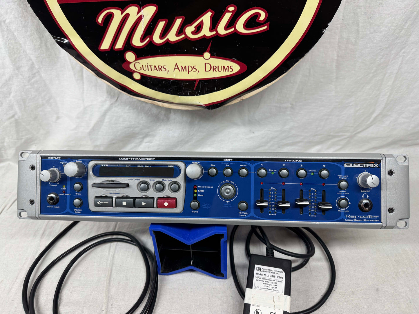 Electrix Repeater Loop-Based Recorder Sampler Module with Power Supply