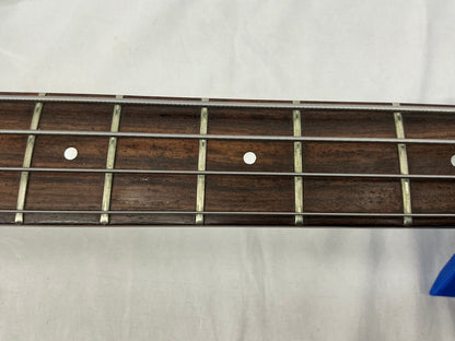 Guild Pilot Bass Guitar - Black - Pickups Replaced and Drop Tuner Added