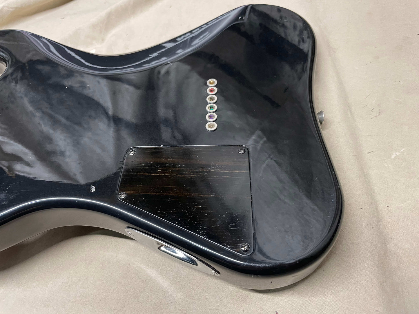 Guitarification Doublecut Electric Guitar - Black / Maple