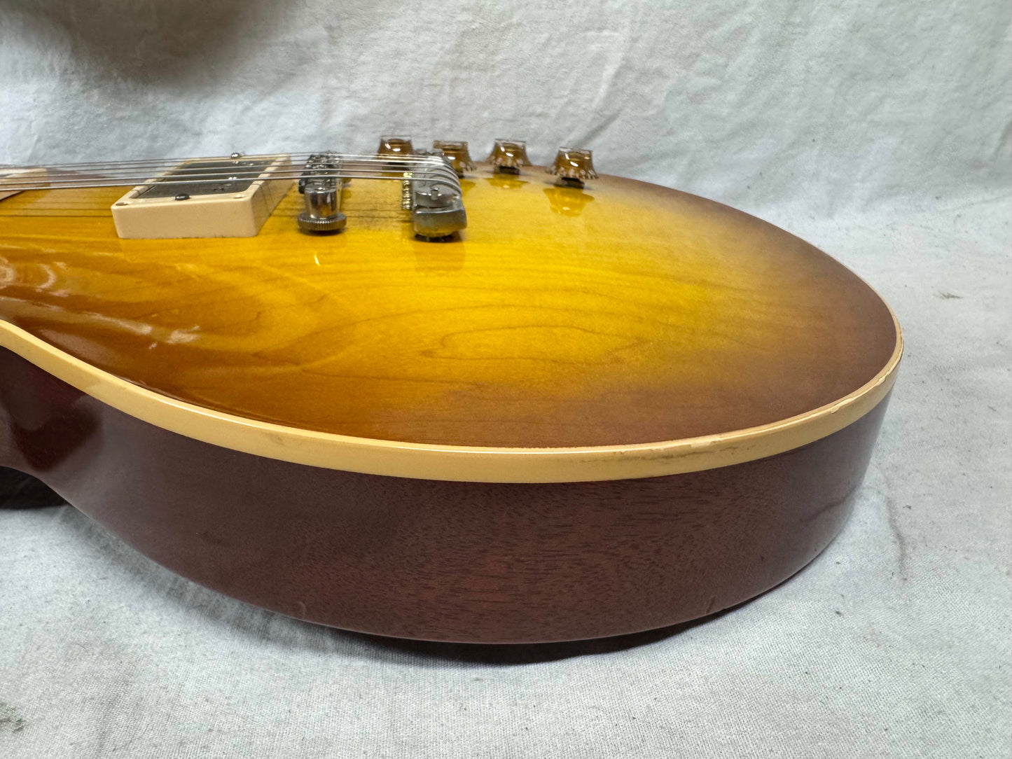Gibson USA Custom Shop LPR8PVOITNH1 LPR8 '58 1958 Les Paul Plaintop VOS Reissue R8 Guitar with Case 2007 - Iced Tea Burst