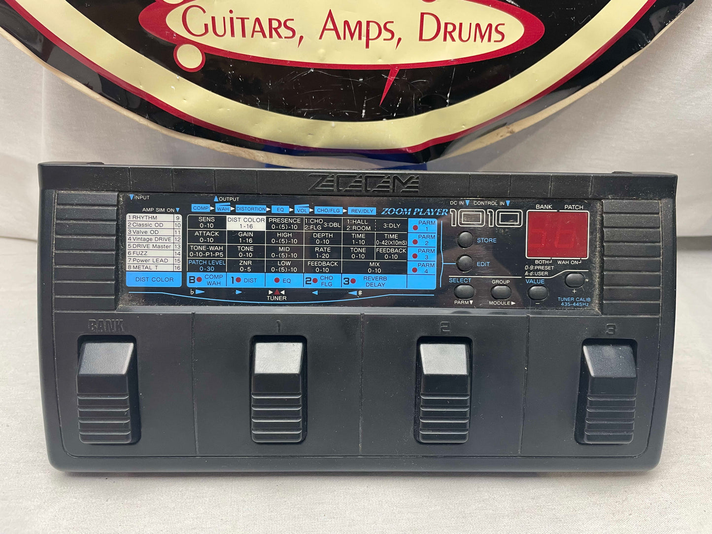 Zoom 1010 Guitar Multi-Effects Pedal