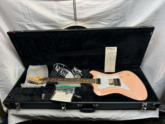 Knaggs Tuckahoe Trembuck #70 Guitar with Case 2023 - Shell Pink / Mahogany body / Maple neck / Nickel hw / Gloss finish