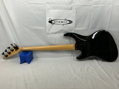 Guild Pilot Bass Guitar - Black - Pickups Replaced and Drop Tuner Added