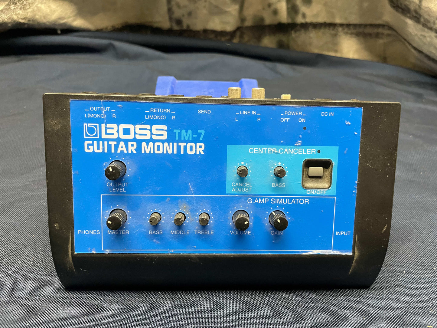 Boss TM-7 Guitar Monitor - missing battery cover 1995