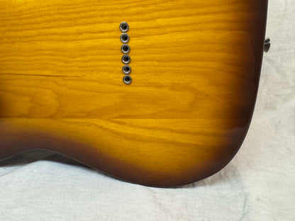 Fender 2016 Limited Edition American Standard Telecaster Figured Neck Guitar with Case 2015 - Cognac Burst / Rosewood fingerboard