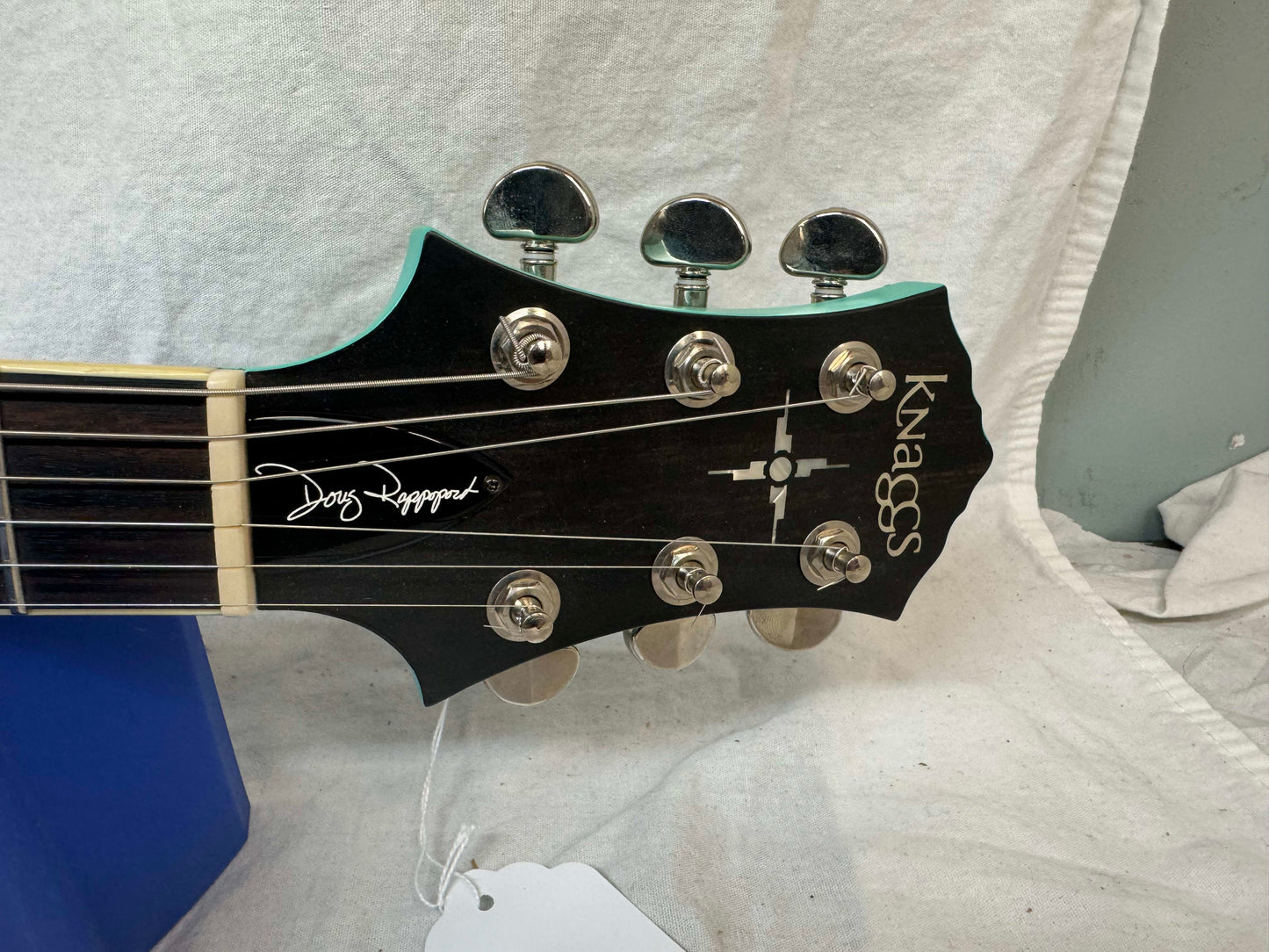 Knaggs DR-DOUG Doug Rappoport Signature Model Kenai Singlecut Guitar with Case - Sea Foam Green