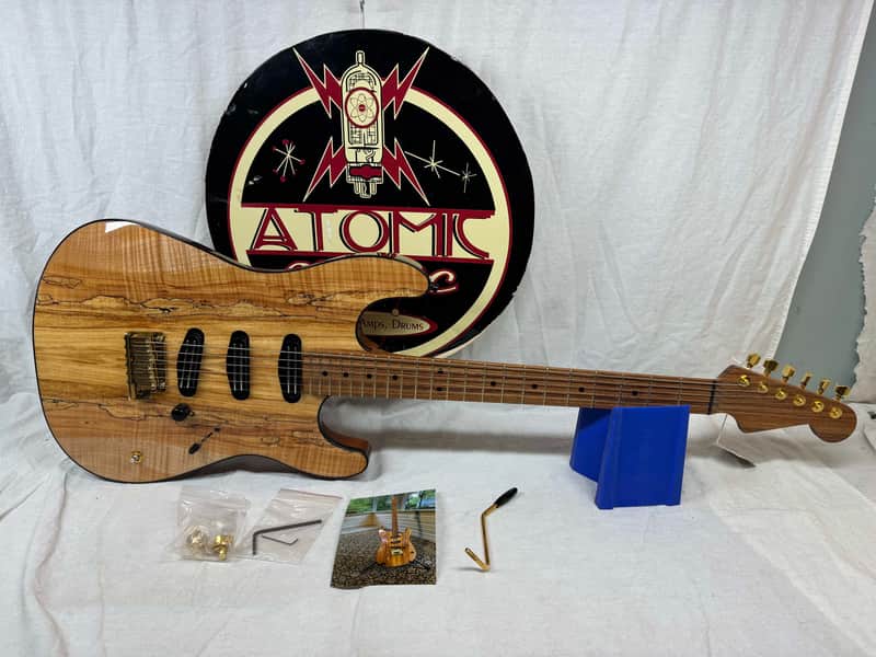 Warmoth S-style Guitar with Joe Barden Pickups by Houston Electric Guitar Jerry DeLue
