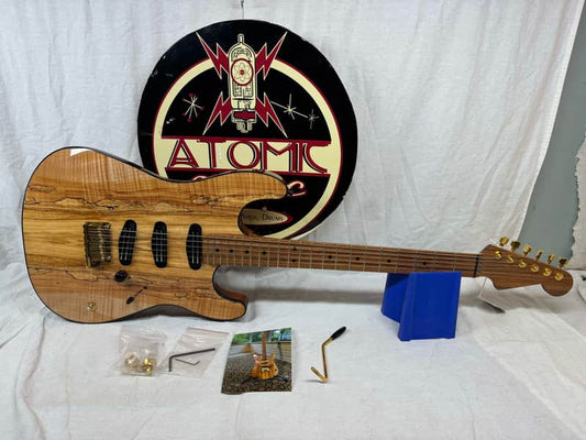 Warmoth S-style Guitar with Joe Barden Pickups by Houston Electric Guitar Jerry DeLue