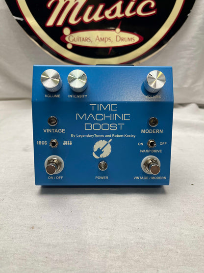 Keeley Electronics - Legendary Tones and Robert Keeley - Time Machine Boost - Dual Mode Boost Preamplifier Preamp Pedal