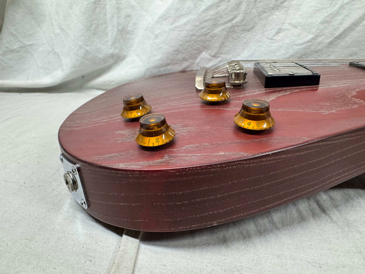 Knaggs Kenai T3 Satin Singlecut Guitar with Case 2017 - Burgundy Drift