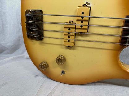 Hondo II Professional Longhorn 4-string Bass with Case Vintage