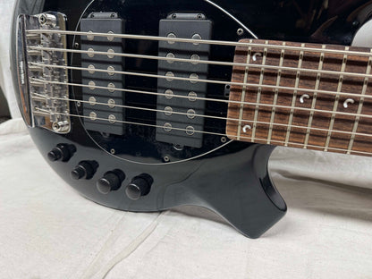 Ernie Ball Music Man Bongo 6 HH 6-string Bass with Case 2014 - Black