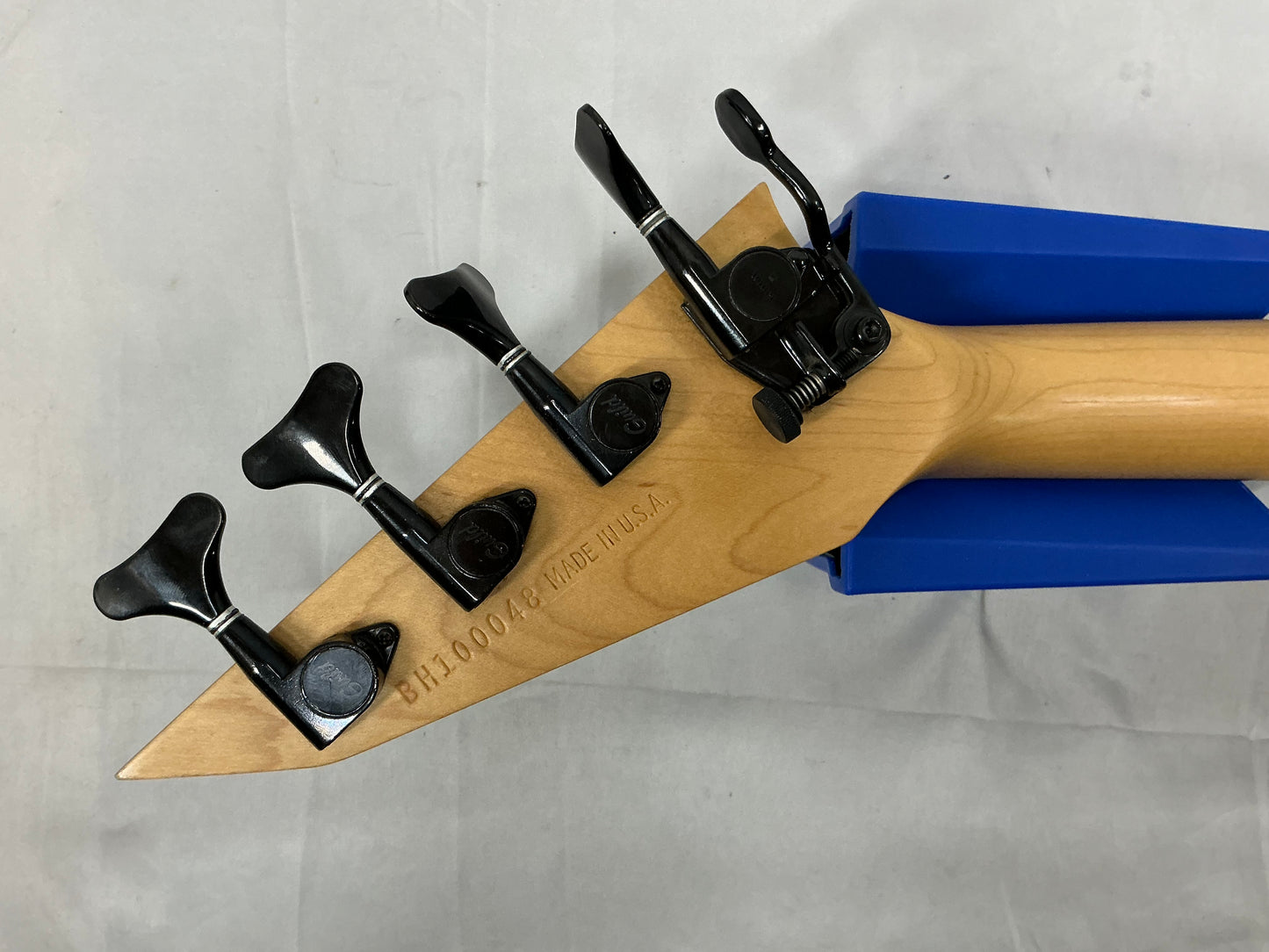 Guild Pilot Bass Guitar - Black - Pickups Replaced and Drop Tuner Added