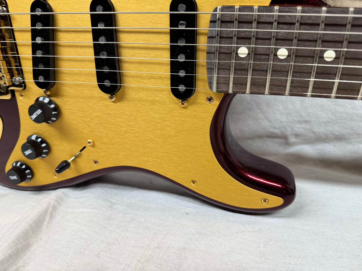 Fender Chuck Levin's Washington Music Center 60th Anniversary American Stratocaster Guitar 2018 -- 1 of 30!! - Bordeaux Metallic