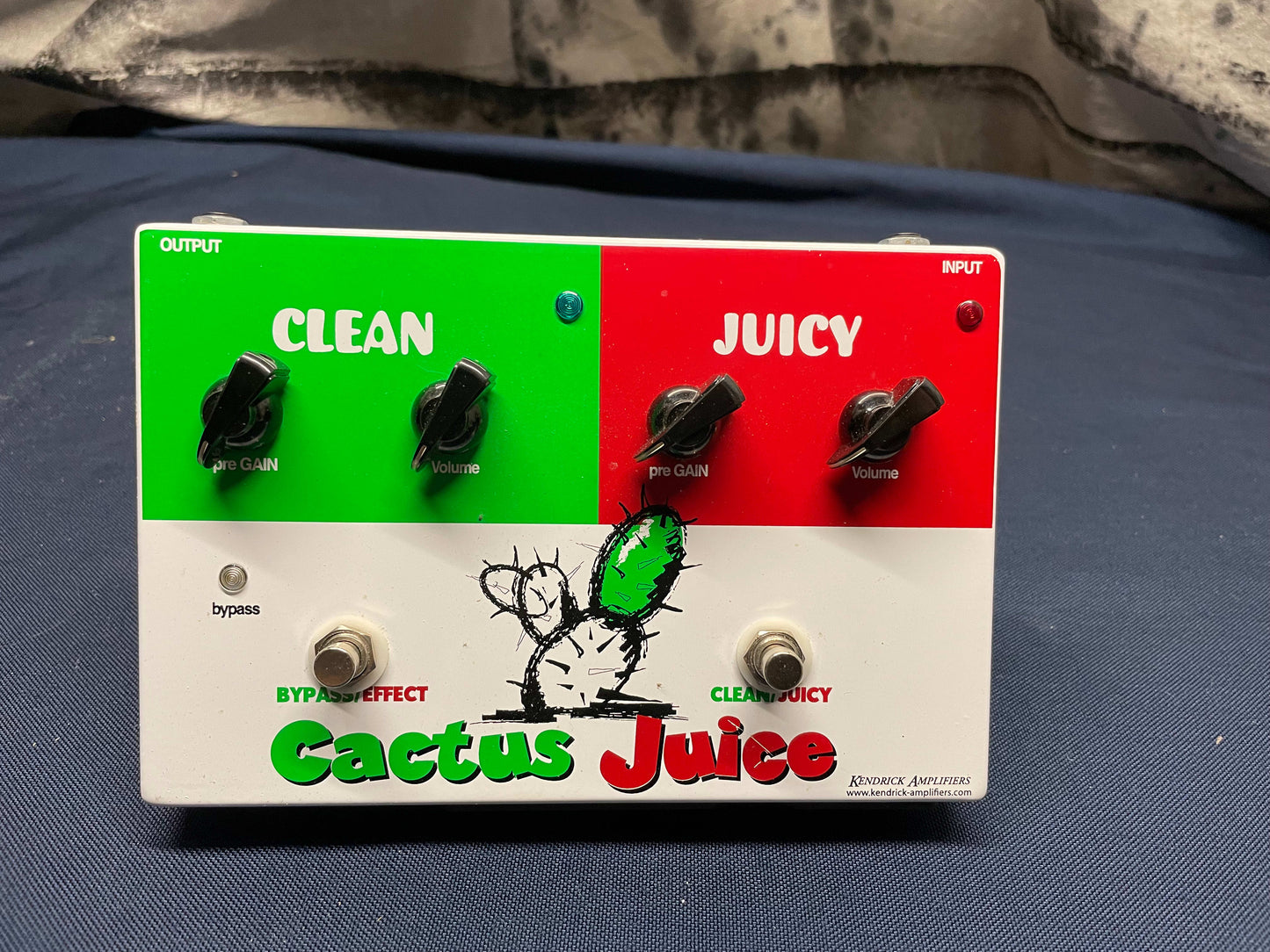 Kendrick Amplifiers Cactus Juice Clean Boost Overdrive Pedal